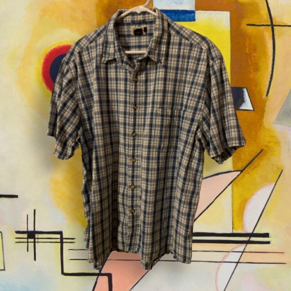 The Original Arizona Jean Company Plaid Collar Shirt